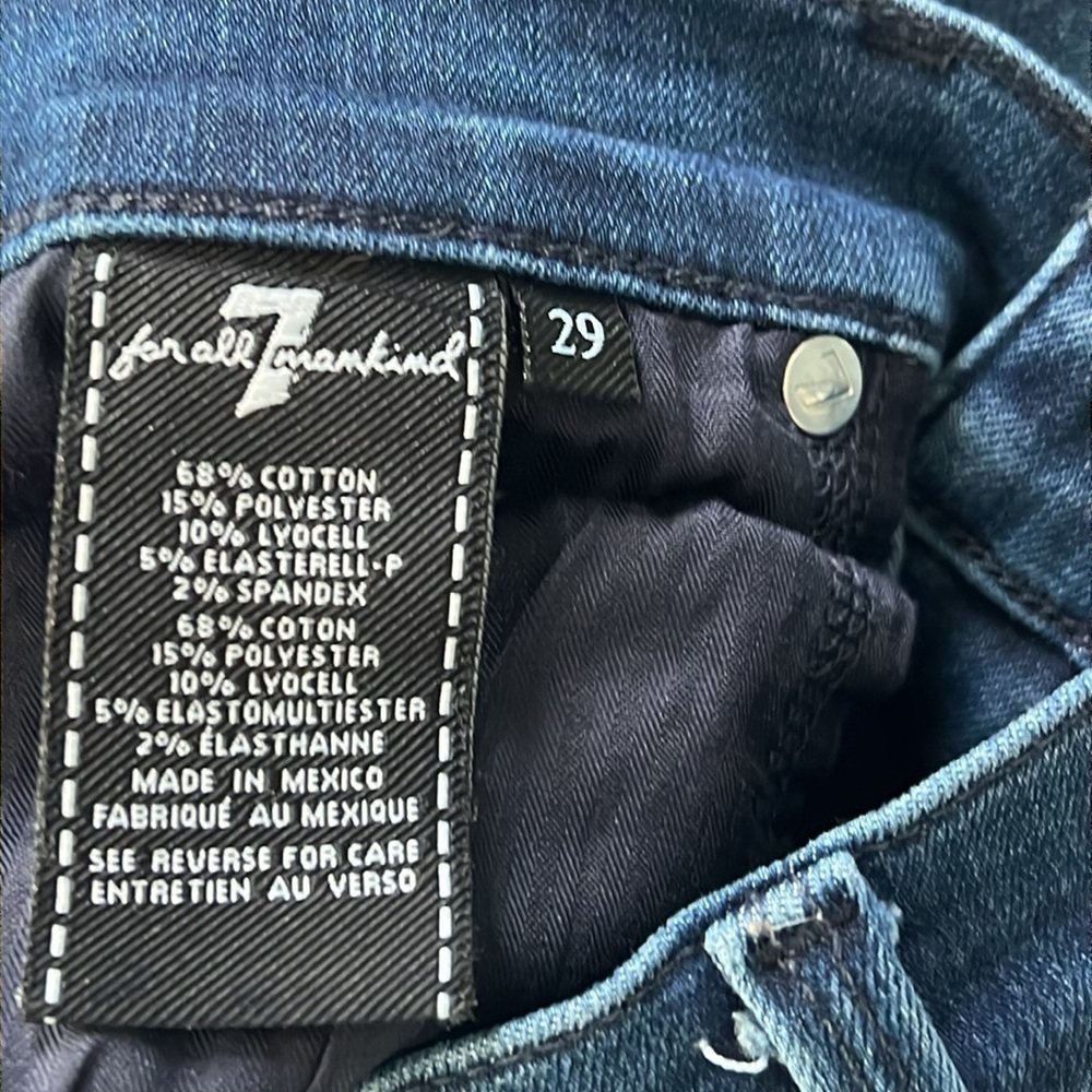 7 for All Mankind High Waist Ankle Gwenevere Jeans - Picture 6 of 6